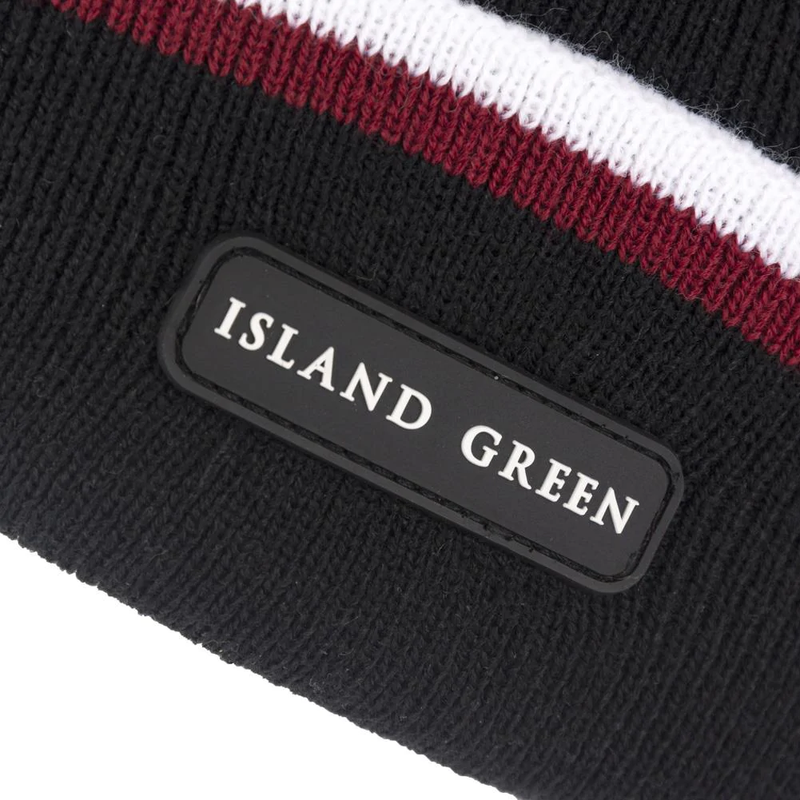 Island Green Knitted Bobble Hat