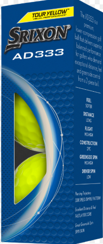 Srixon AD333 Balls (Sleeve) - 0