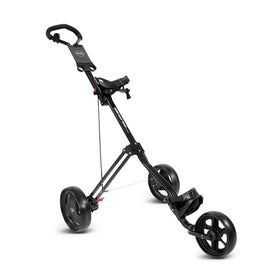 Masters Series 3 Wheel Push Trolley Black