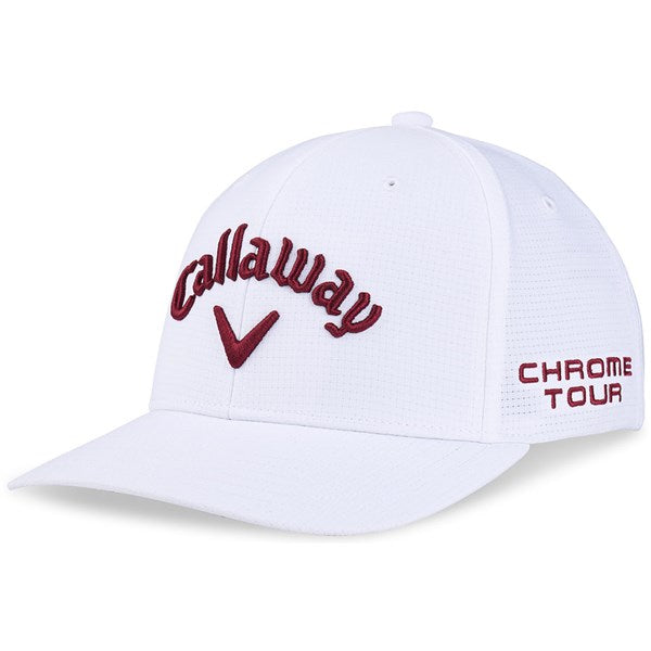 Callaway Tour Authentic Pro Cap (White/Cardinal)