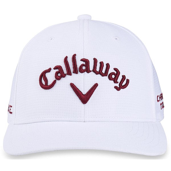 Callaway Tour Authentic Pro Cap (White/Cardinal)