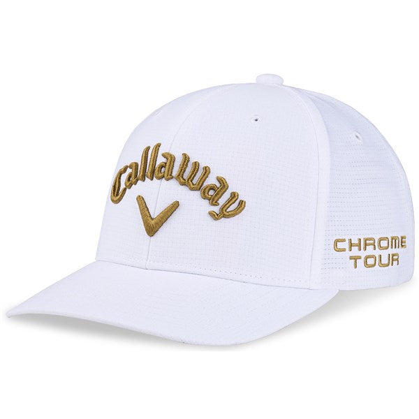 Callaway Tour Authentic Pro Cap (White/Gold)