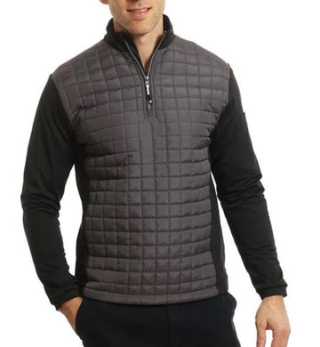 Island Green 1/4 Zip Quilted Top Layer