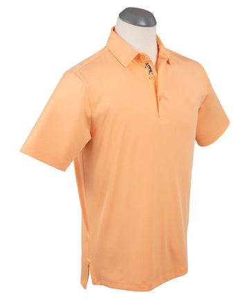 Bobby Jones Jersey Performance Solid Polo Shirt - Melon - 0