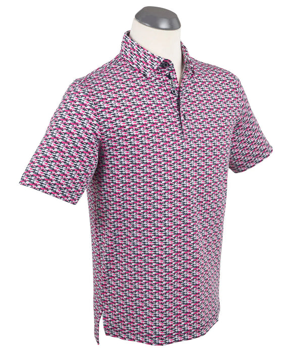 Bobby Jones Performance Shark Print Polo