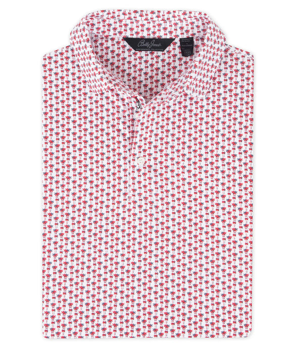 Bobby Jones Performance Palm Tree Print Polo