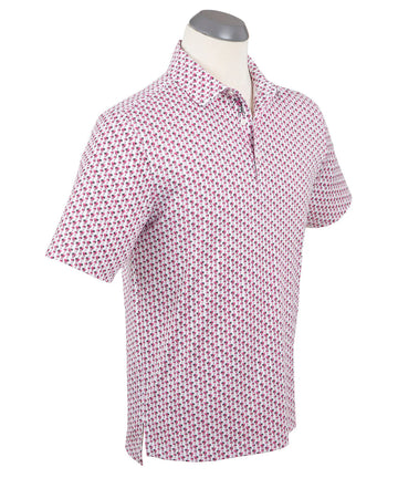 Bobby Jones Performance Palm Tree Print Polo - 0