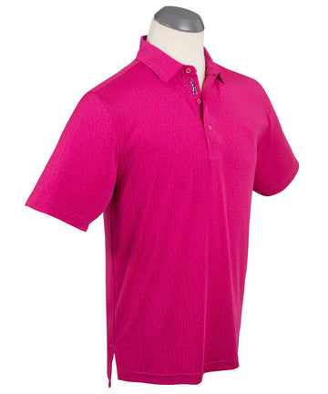 Bobby Jones Golfman Print Jersey Polo - 0