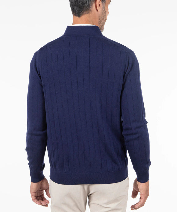 Bobby Jones Merino 1/4 Zip Lined Sweater