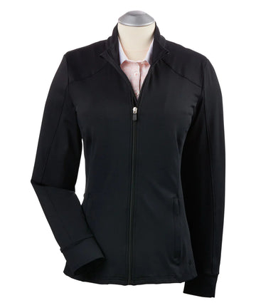 Bobby Jones Clover XH20 Ladies Full Zip Tech Jacket - Black - 0