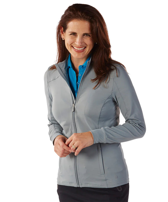 Bobby Jones Clover XH20 Ladies Full Zip Tech Jacket - Graphite