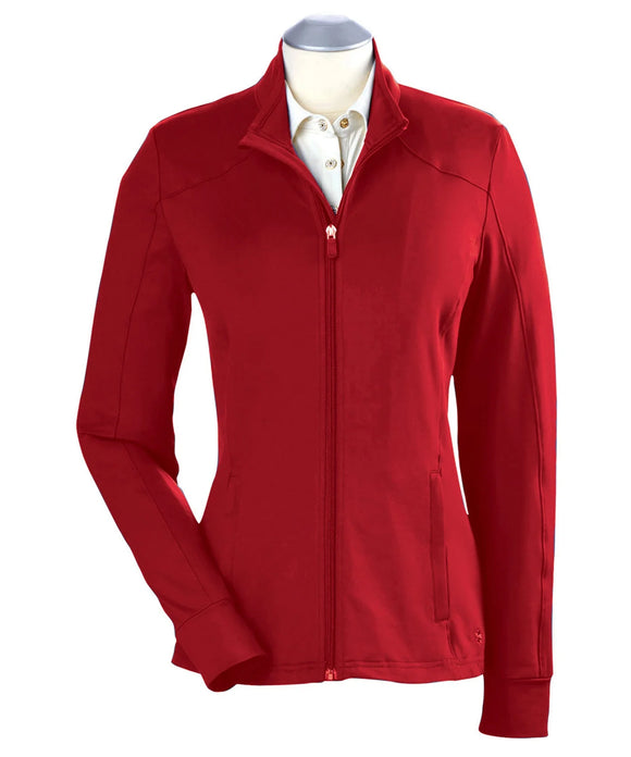 Bobby Jones Clover XH20 Ladies Full Zip Tech Jacket - Cambridge Red