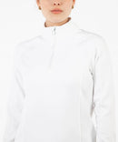Bobby Jones Clover XH20 Madeleine 1/4 Zip Midlayer - White-1