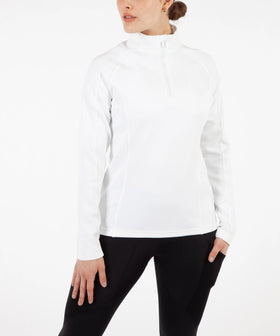 Bobby Jones Clover XH20 Madeleine 1/4 Zip Midlayer - White - 0