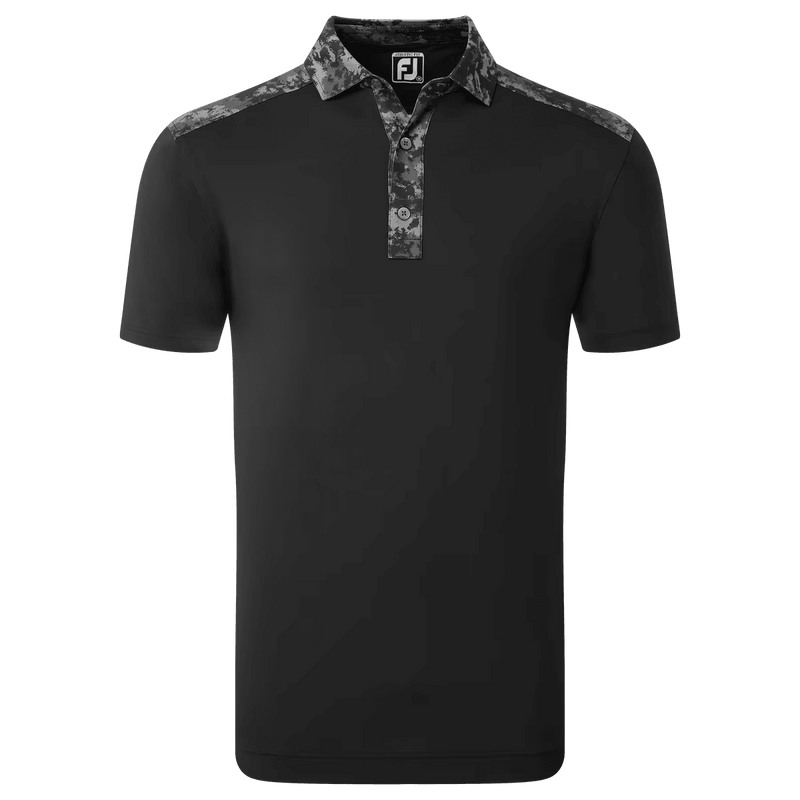 Footjoy Cloud Camo Trim Pique Polo