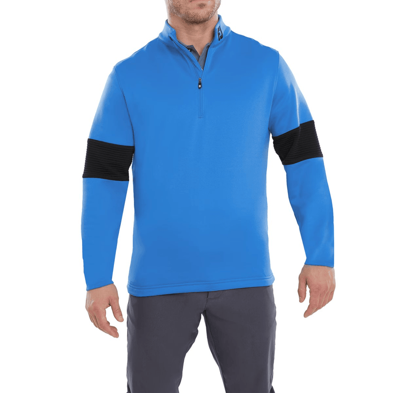 Footjoy Ribbed Chill-Out XP Pullover (Sapphire/Black)