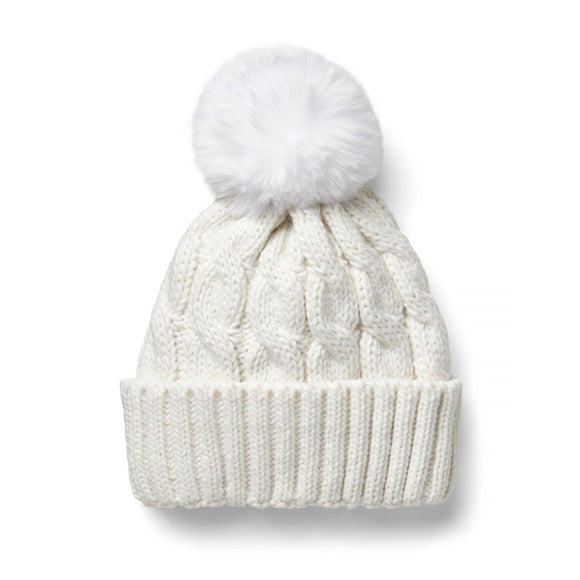 JRB Ladies Bobble Hat (White)