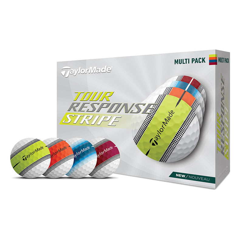 Taylormade Tour Response Multi Stripe Balls