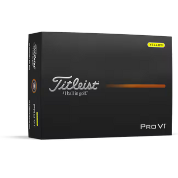 Titleist Pro V1 Balls - Yellow