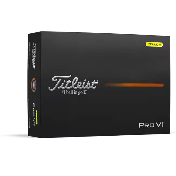 Titleist Pro V1 Balls - Yellow