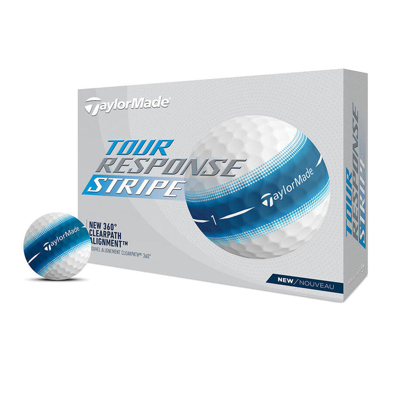 Taylormade Tour Response Blue Stripe Balls