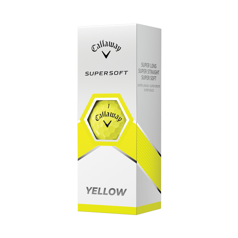 Callaway Supersoft Balls Yellow (Dzn)