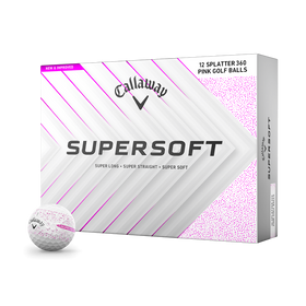 Callaway Supersoft Splatter Balls - Pink