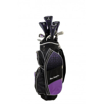 Ben Sayers M8 Ladies/Youth Cart Bag Package (Purple)