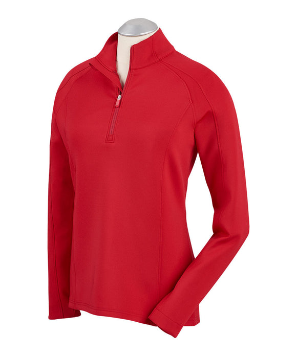 Bobby Jones Clover XH20 Madeleine 1/4 Zip Midlayer - Cambridge Red