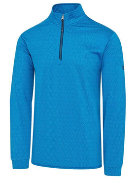 Island Green 1/4 Zip Contrast Top Layer