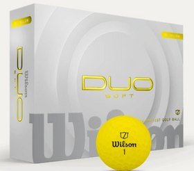 Wilson Staff DUO Soft Balls Yellow