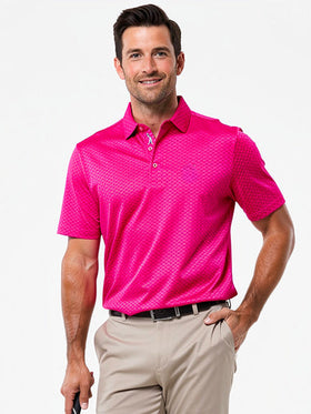 Bobby Jones Performance Geo Nautical Polo