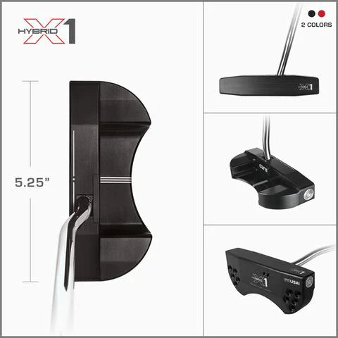 Cure Hybrid X1 Black Offset Putter