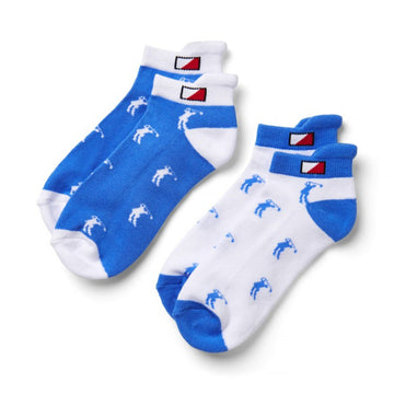 JRB Ladies Socks (2 pack) - Azure Blue