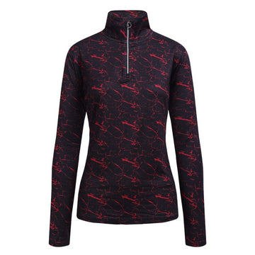JRB Women's Golf - 1/4 Zipped Roll Neck