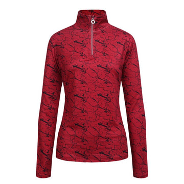 JRB Women's Golf - 1/4 Zipped Roll Neck - 0