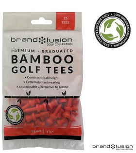 Bamboo Golf Tees 31mm/1 1/4" 25 pack
