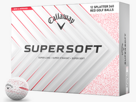 Callaway Supersoft Splatter Balls - Red