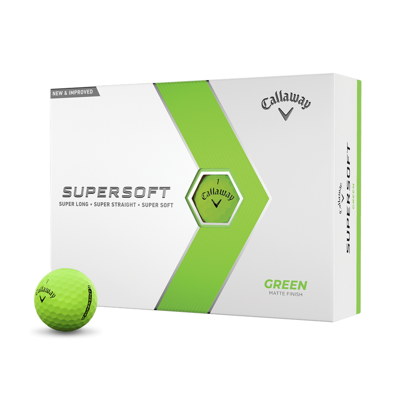 Callaway Supersoft Balls Green (Dzn)