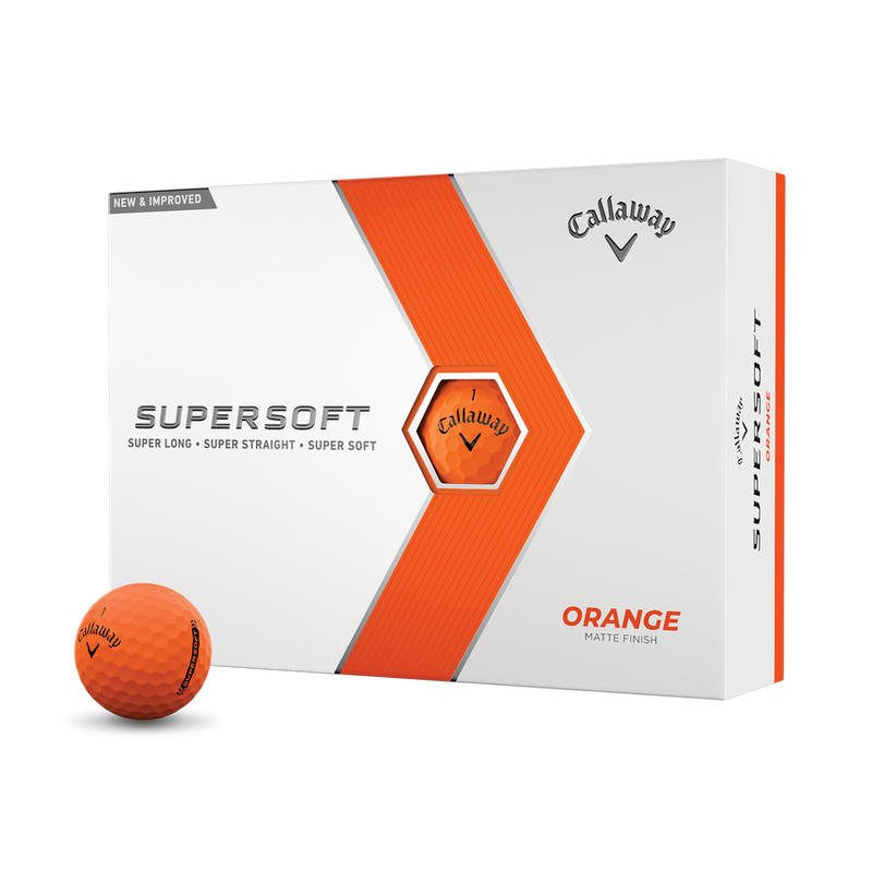 Callaway Supersoft Balls Orange (Dzn)
