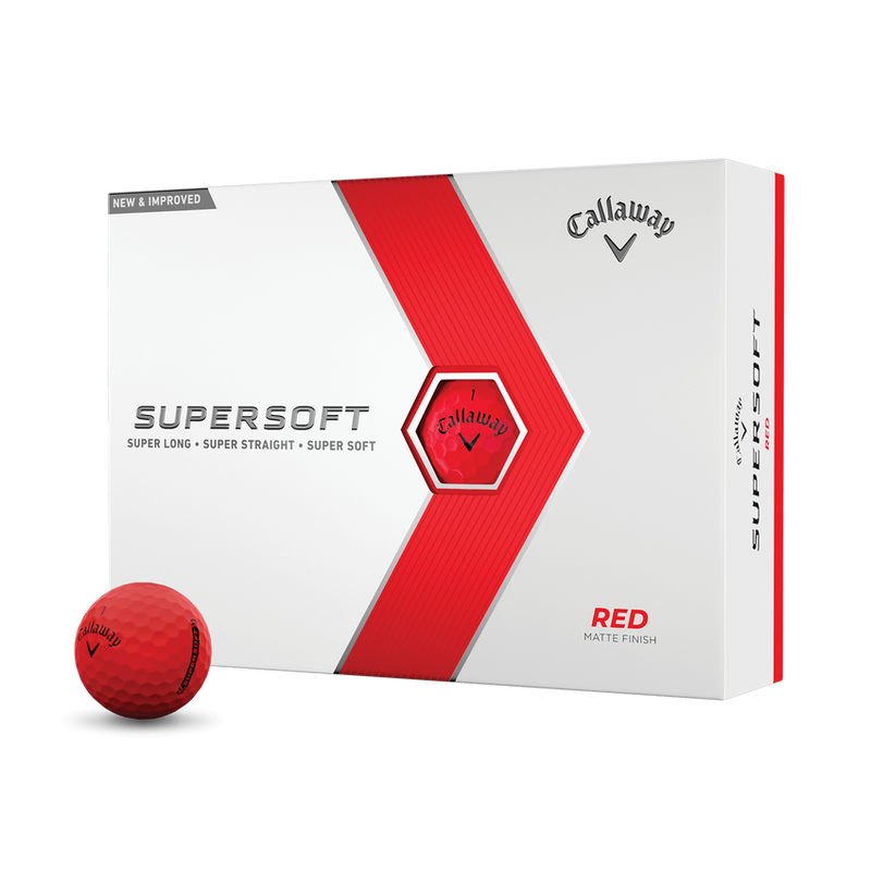 Callaway Supersoft Balls Red (Dzn)