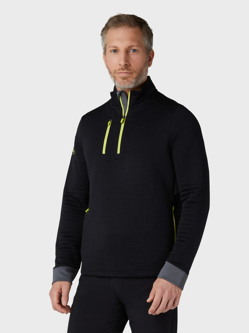 Callaway Midweight Textured 1/4 Zip Fleece