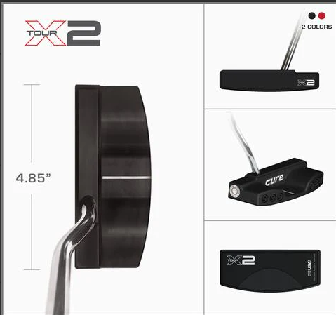 Cure Tour X2 Black Offset Putter