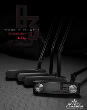 Scotty Cameron Triple Black Newport 2 Long Neck Putter (2024 Limited Edition)