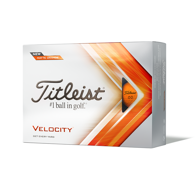 Titleist 2022 Velocity Balls (dzn) Orange