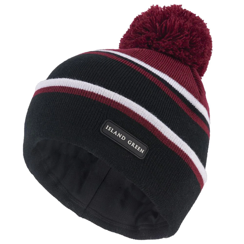 Island Green Knitted Bobble Hat