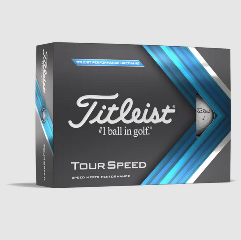 Titleist Tour Speed Golf Balls - White - Dozen