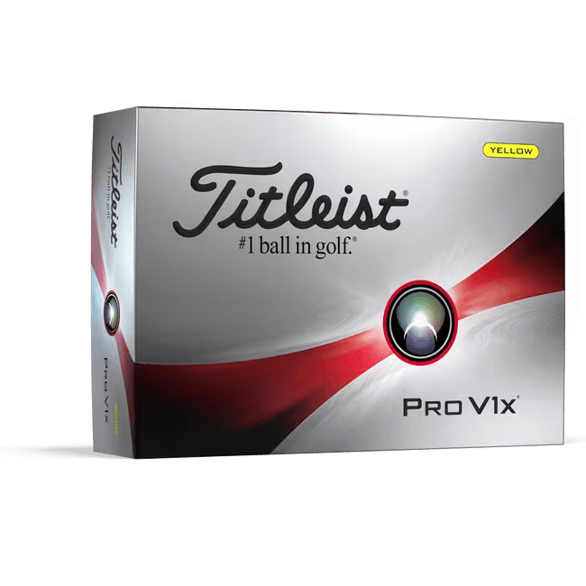 Titleist Pro V1x Golf Balls (Yellow)