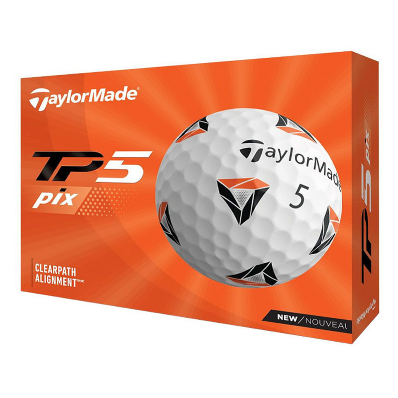 TaylorMade TP5 Pix Golf Balls - Dozen