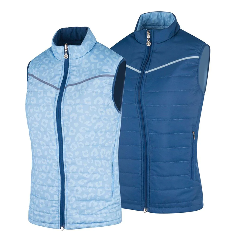 Island Green Ladies Reversible Padded Gilet